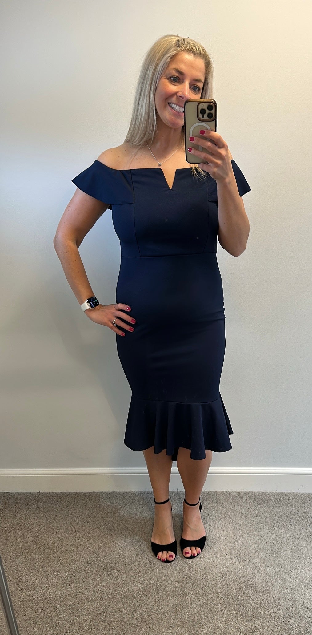 Quiz navy dress size 16