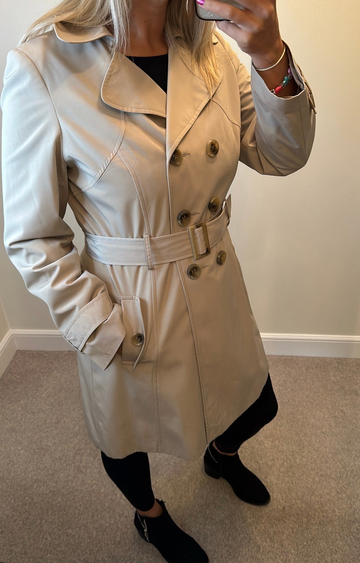 George trench coat size 14