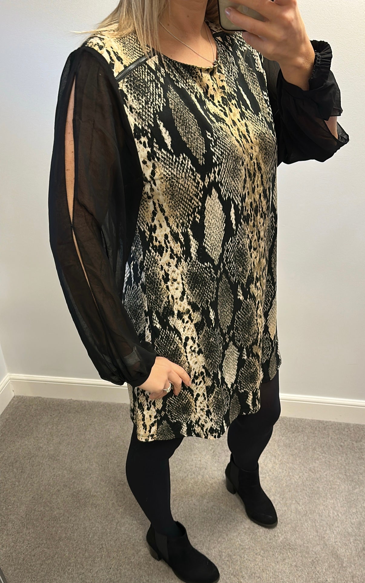 Star by julien mcdonald Snakeskin print dress size 18