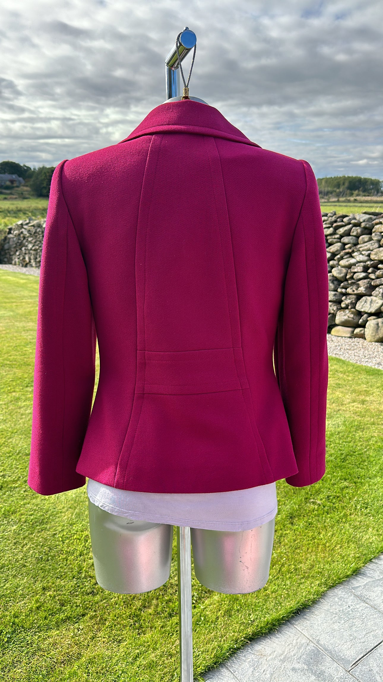 M&S portfolio fuchsia pink jacket size 10