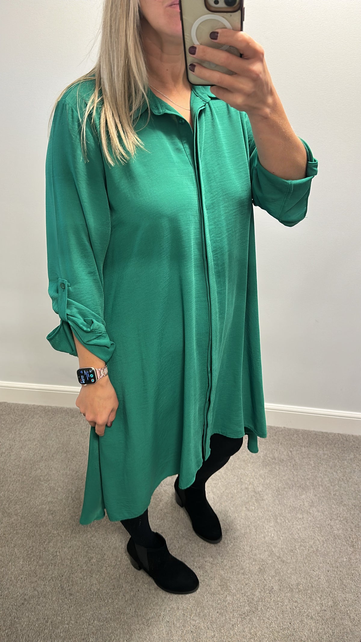 Apricot green dress size 16