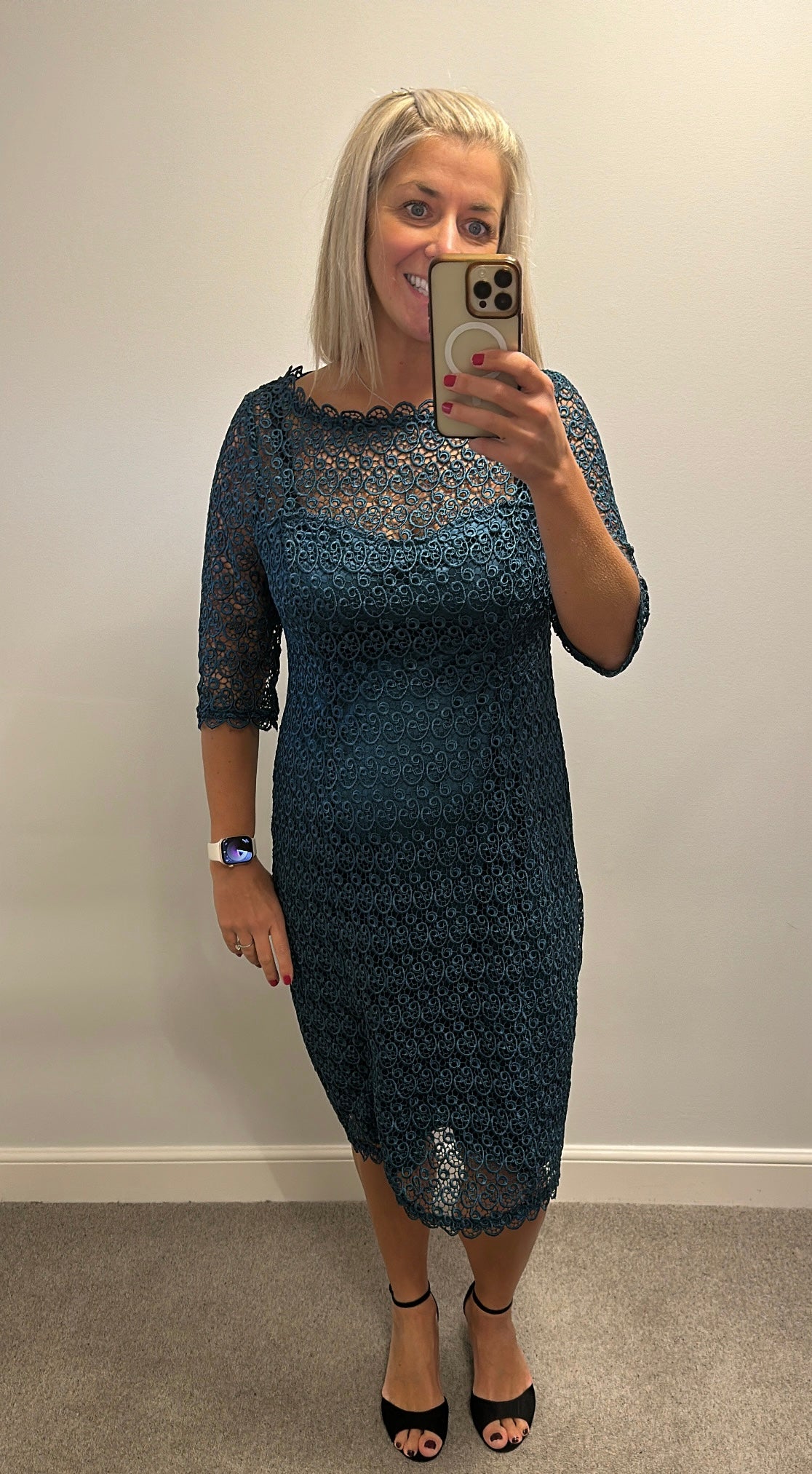 Coast emerald green dress size 16