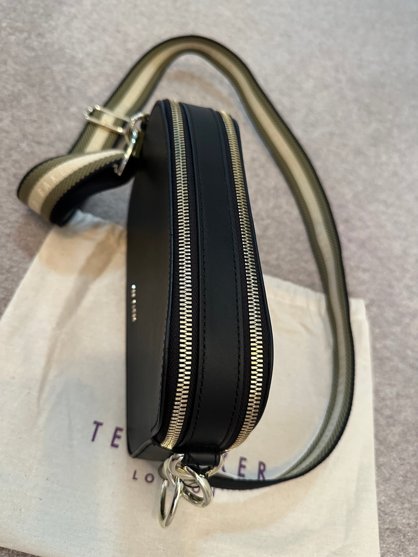 Ted baker “Stunna” black crossbody bag