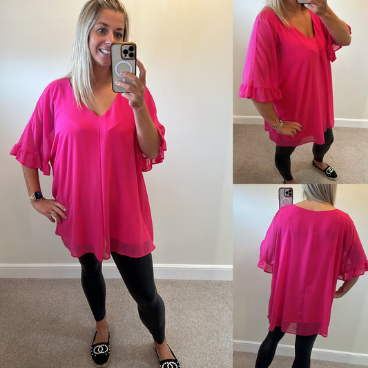 Roman pink top size 20