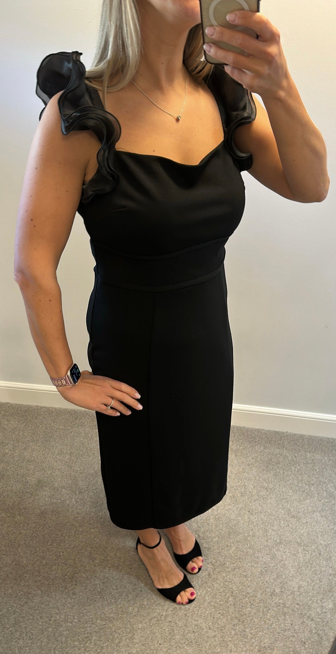 Lipsy black dress size 14