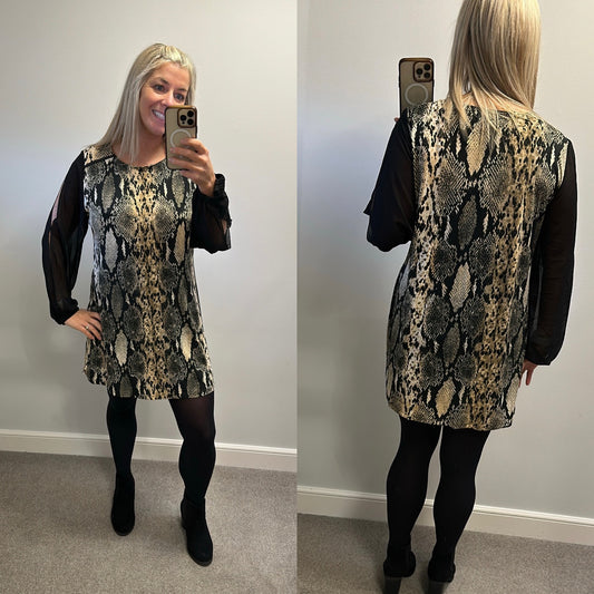 Star by julien mcdonald Snakeskin print dress size 18