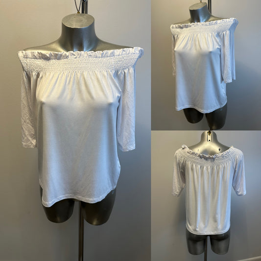 Marks and Spencer’s white off shoulder top size 10 brand new without tags