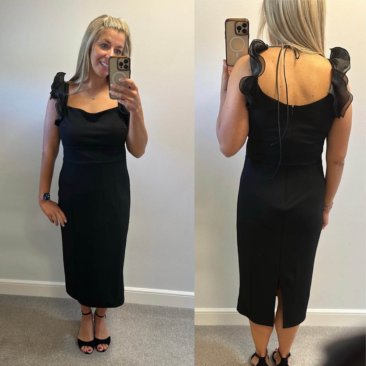 Lipsy black dress size 14