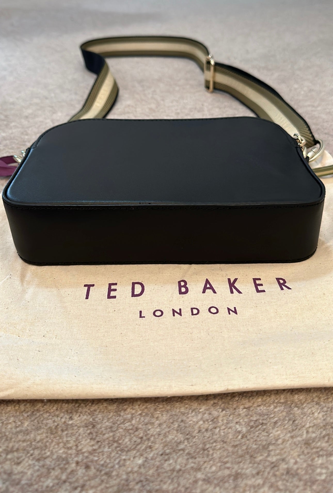 Ted baker “Stunna” black crossbody bag