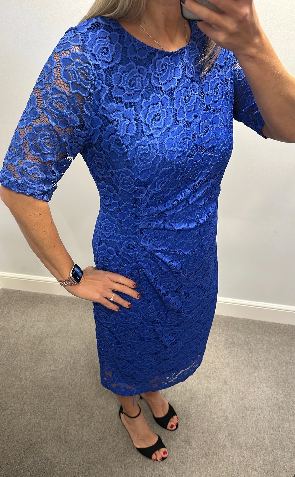 The collection blue lace dress size 18