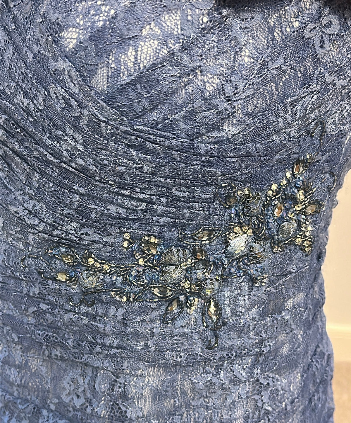 John Charles cornflour blue jacket embellished dress and jacket size 18 brand new with tags RRP £799