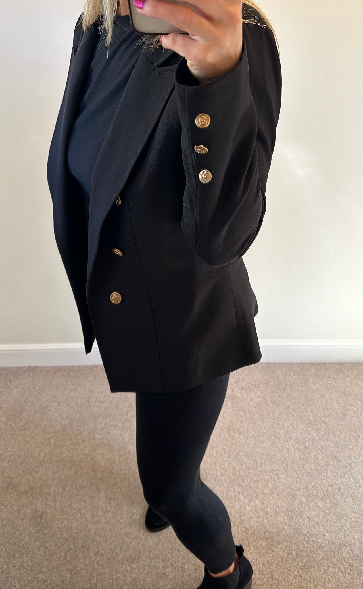 Lipsy black blazer size 18