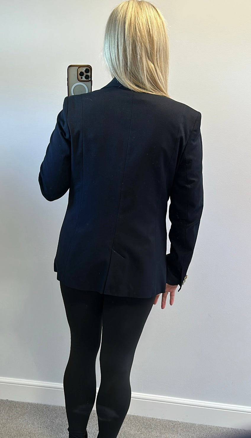 Emma Willis navy blazer size 16