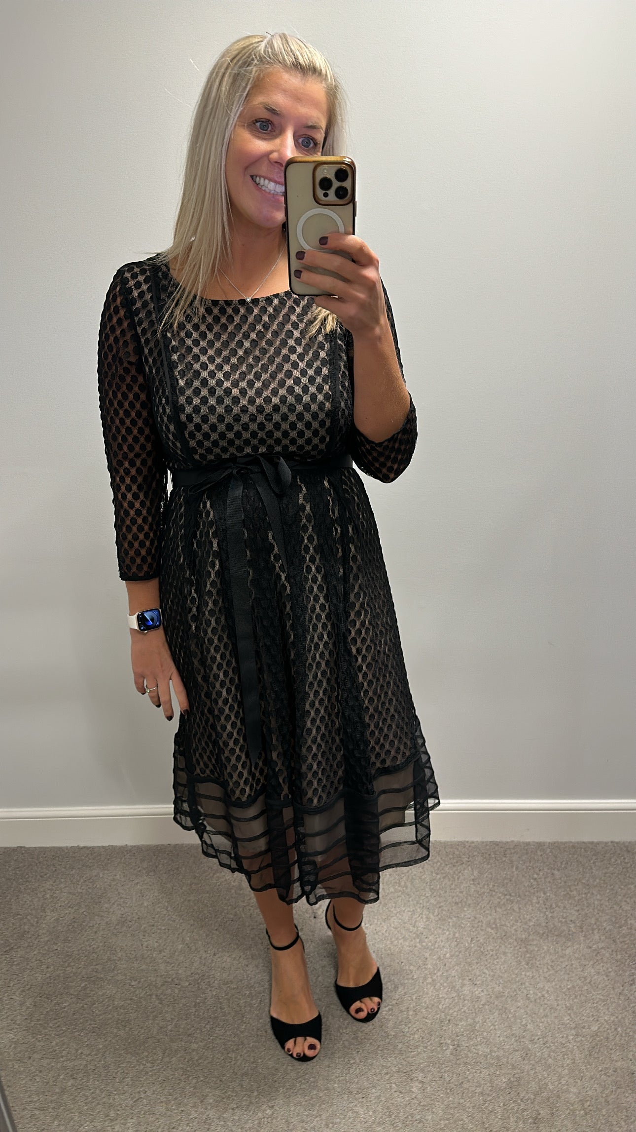 Betty Jackson black dress size 12