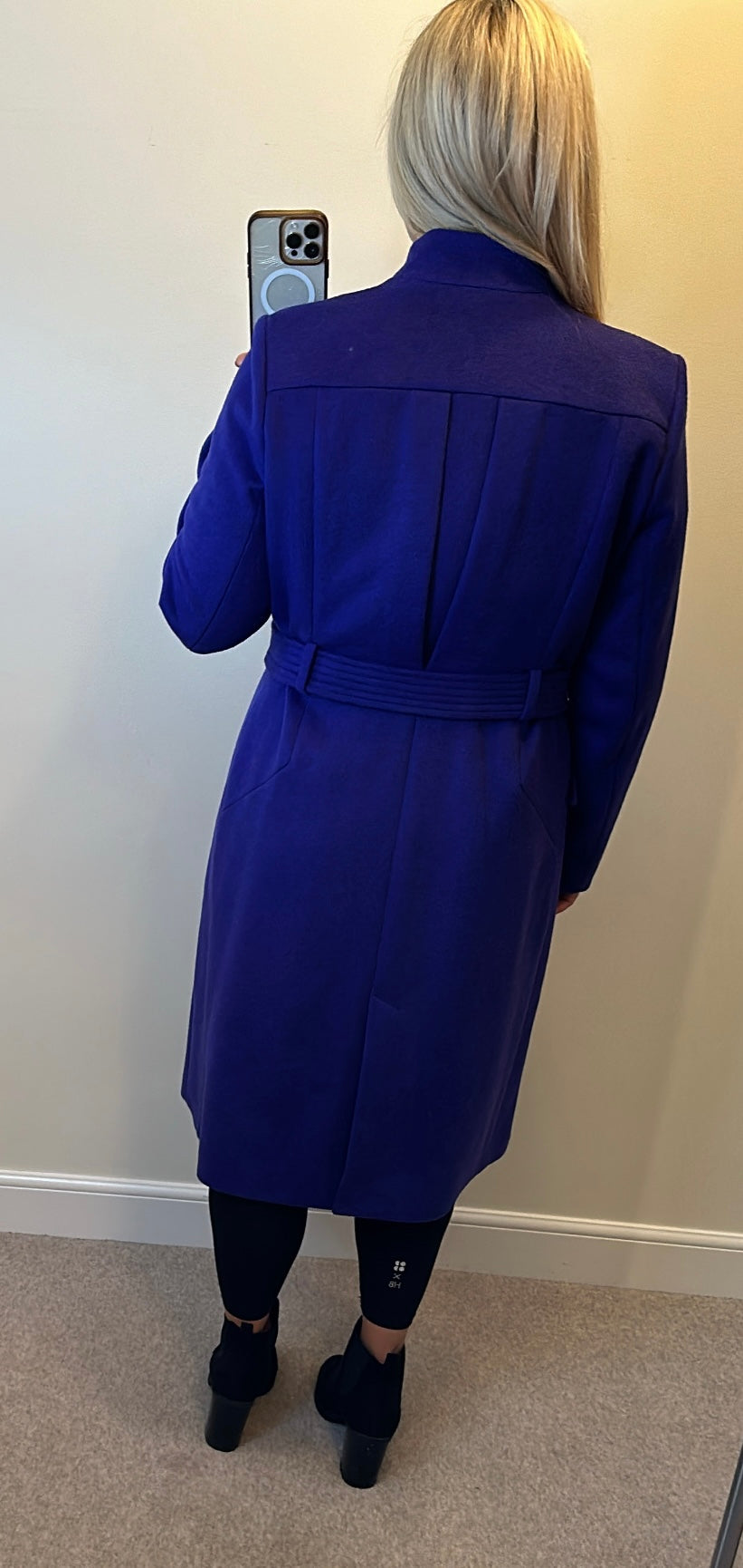 Phase eight purple long line jacket size 14