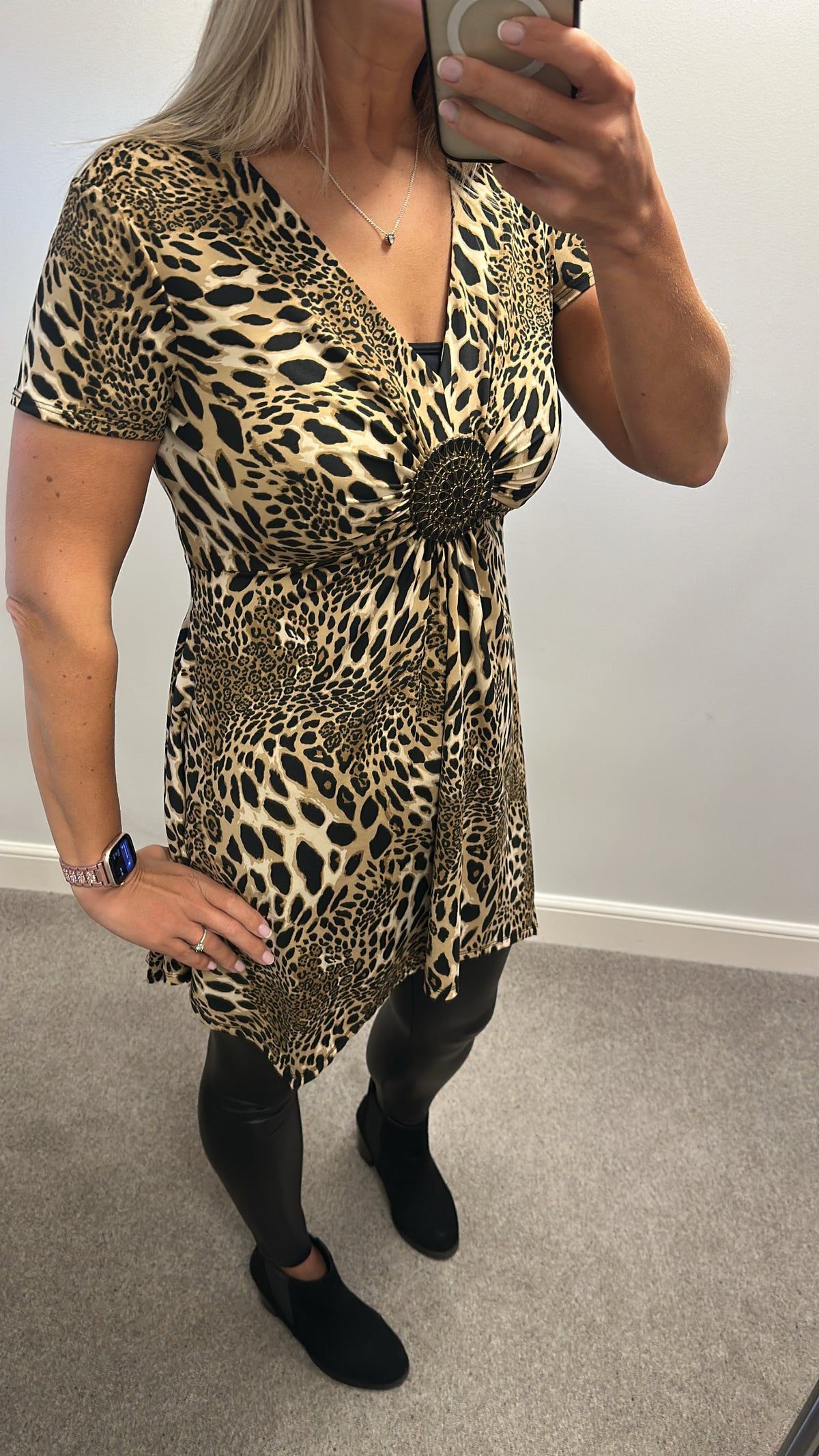 Star by Julien MacDonald animal print top size 14