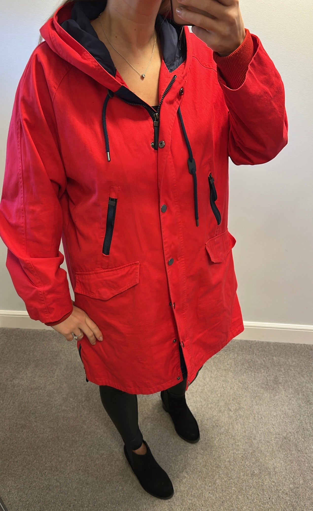 Coastline red jacket size 16