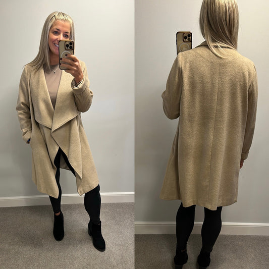 Wallis beige jacket size 14 petite