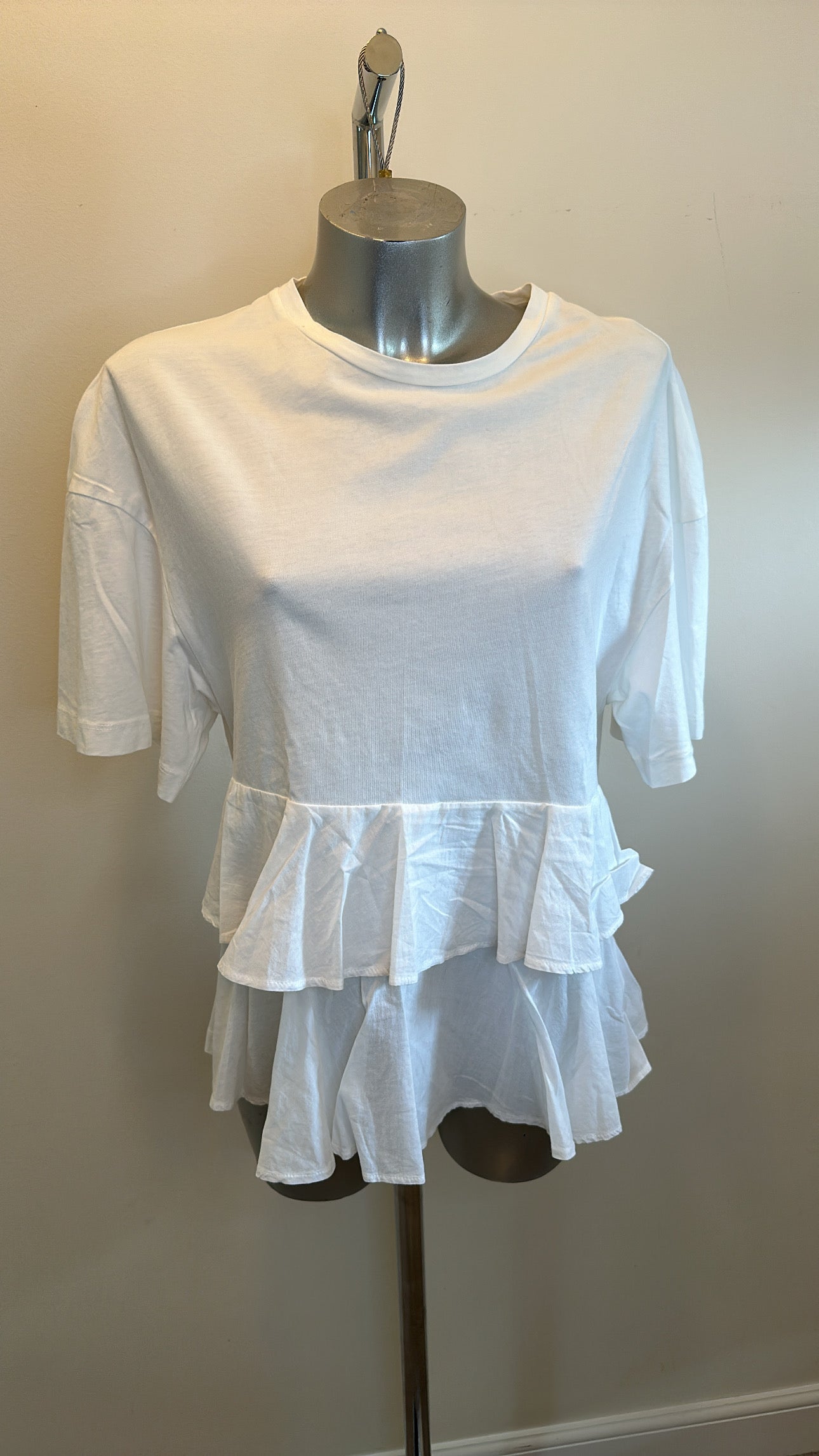 H&M white top size S (8-12)