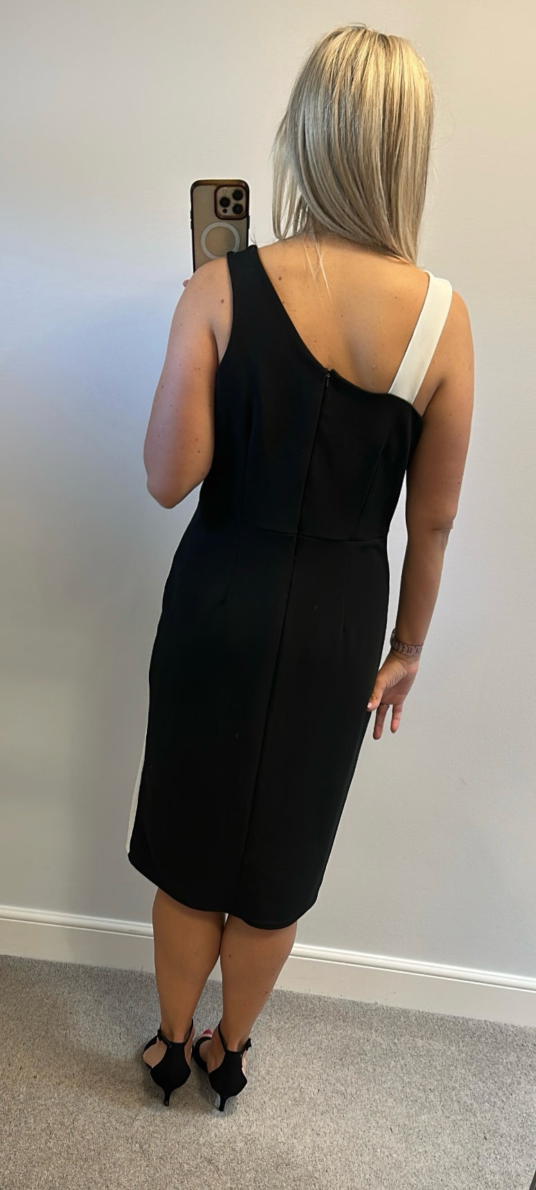 Joanna hope black and white dress size 16
