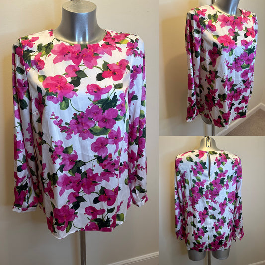 Hobbs “Rosie” floral top size 12 brand new with tags