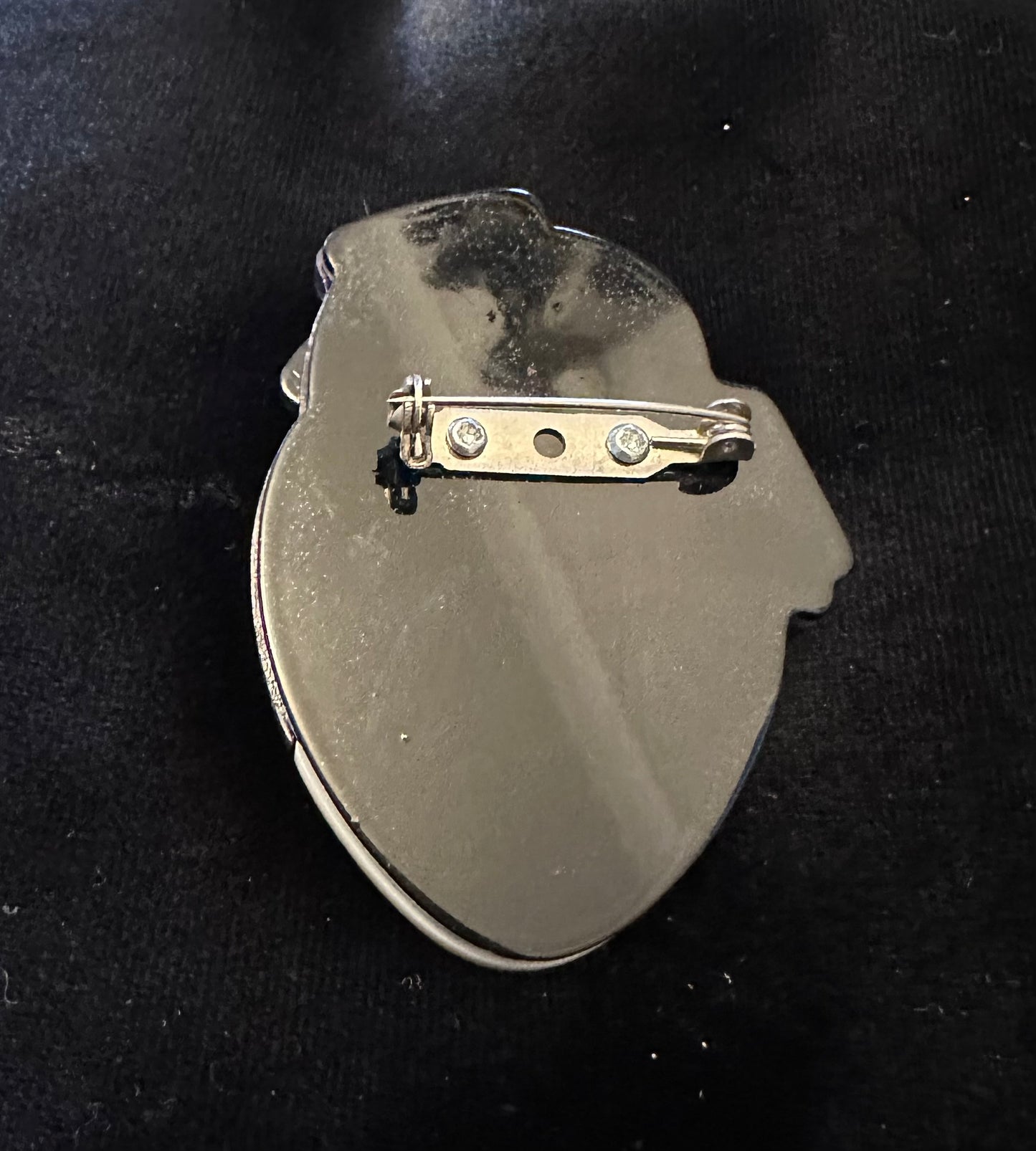 Acrylic ladies vintage style brooch