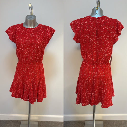 AX Paris red polka dot dress size 10 brand new with tags