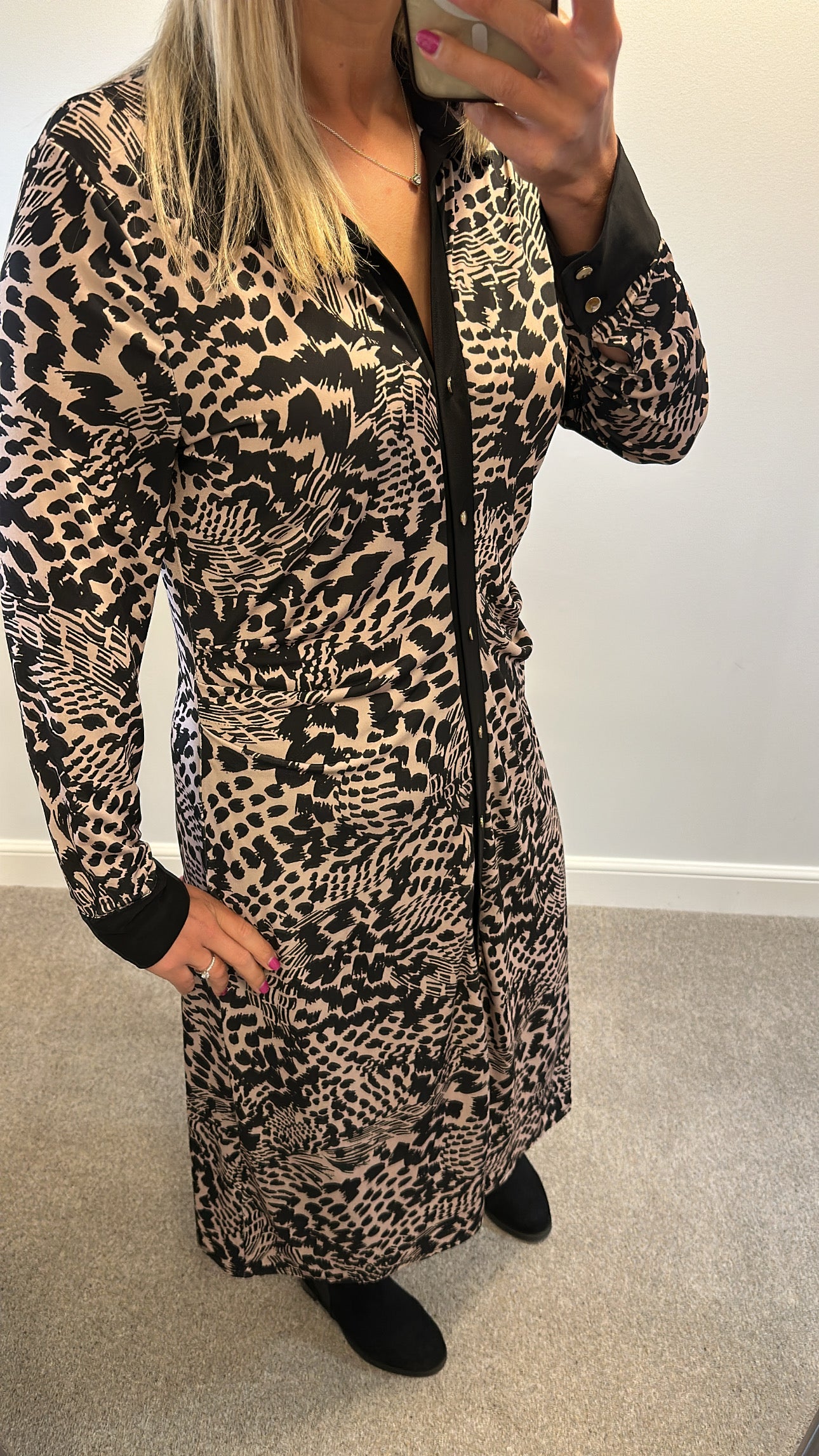 Lipsy animal print dress size 18