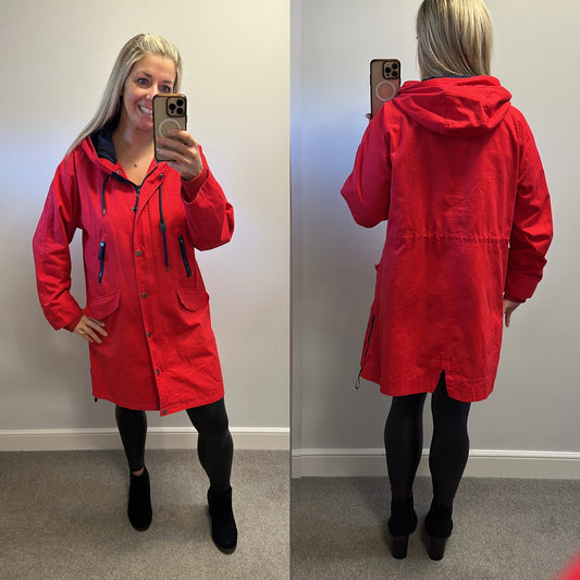 Coastline red jacket size 16