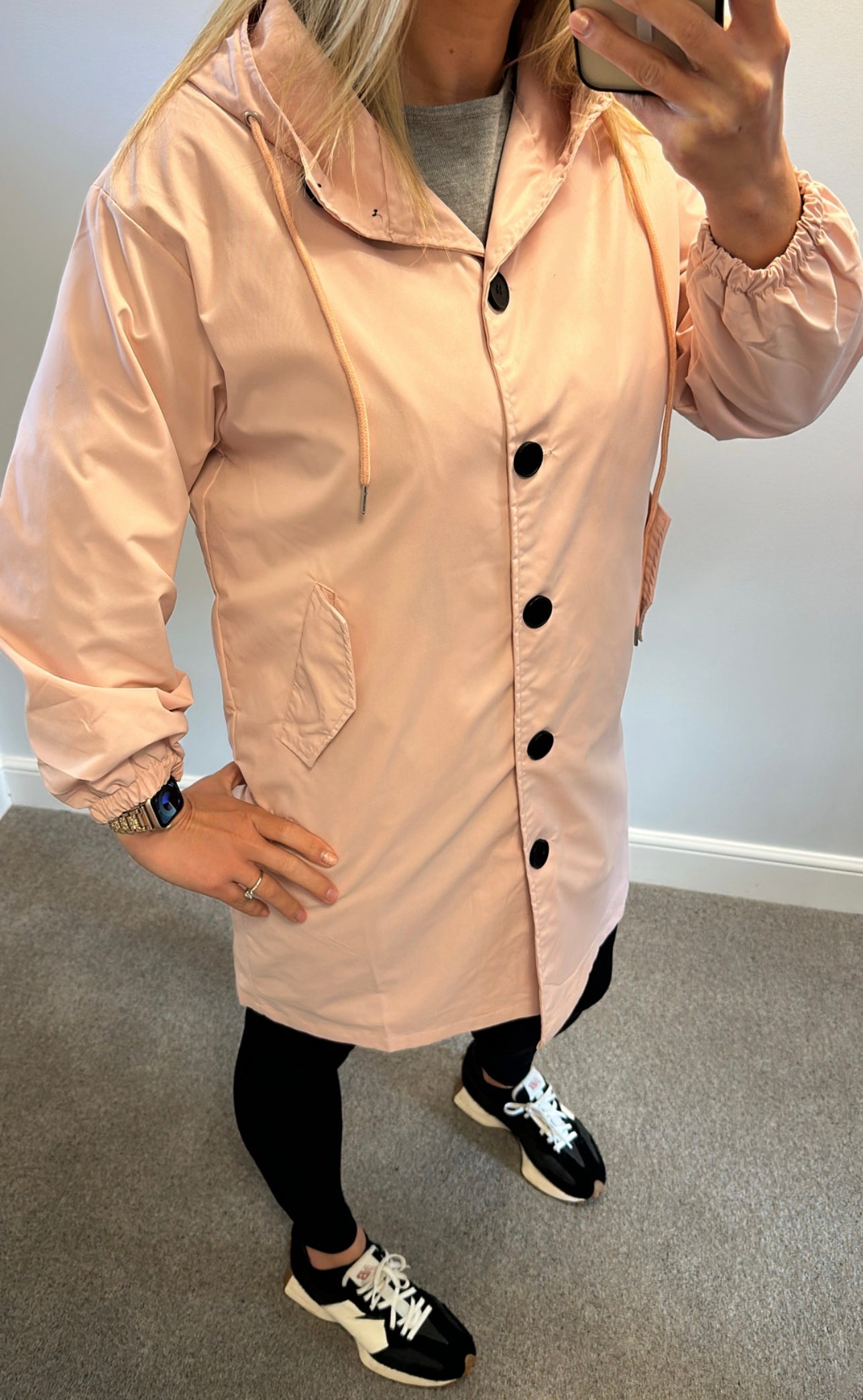 Pink lightweight jacket one size would fit upto size 16