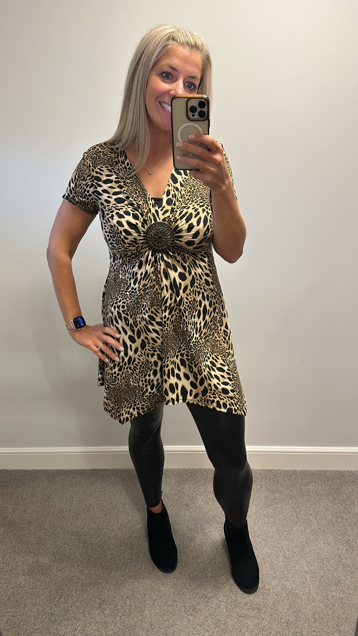 Star by Julien MacDonald animal print top size 14