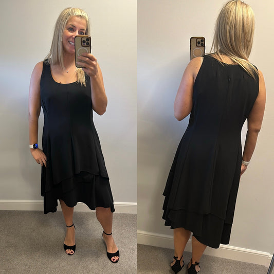 “Heart” Black dress brand new with tags size XXL would fit upto 16