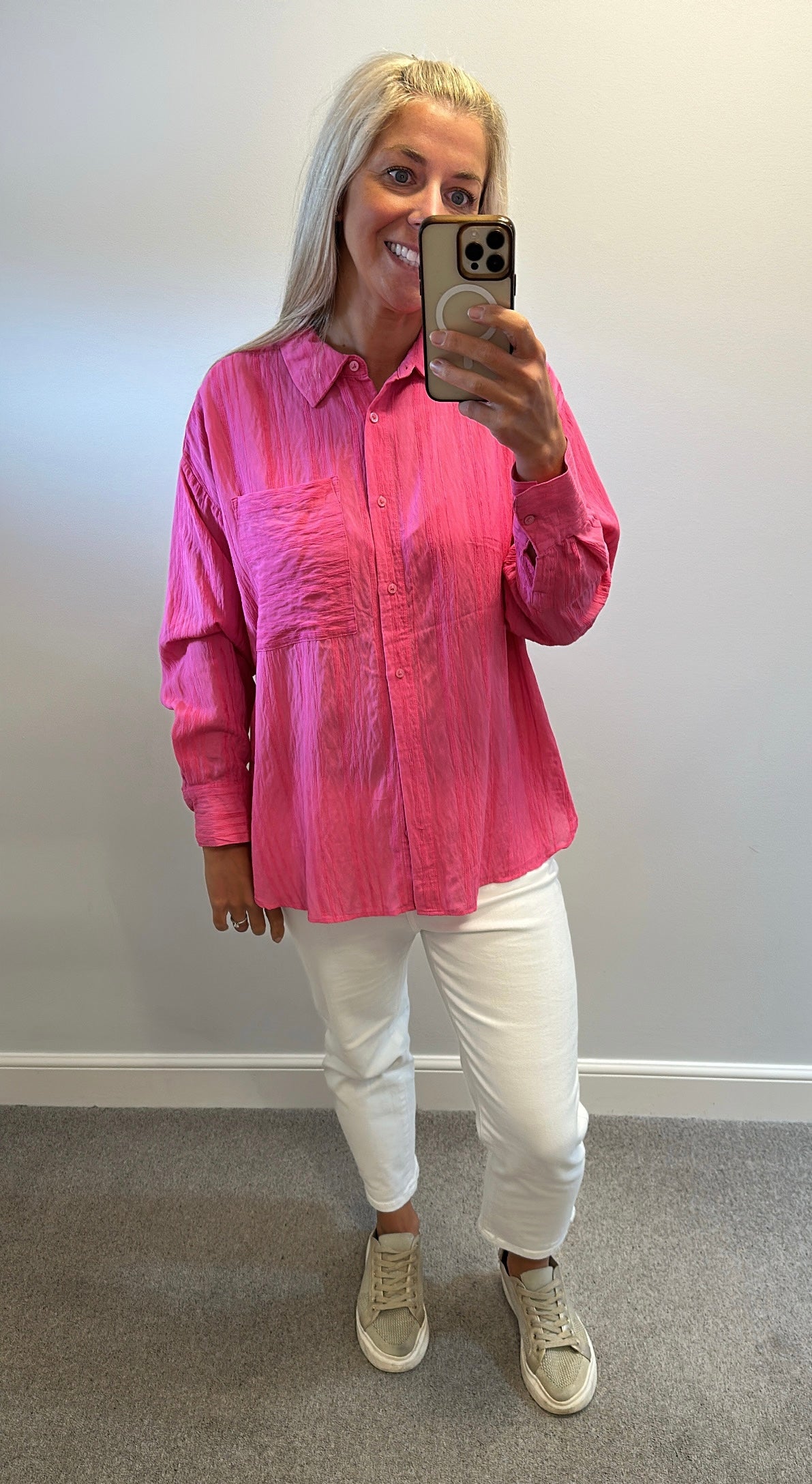 F&F pink shirt size 12