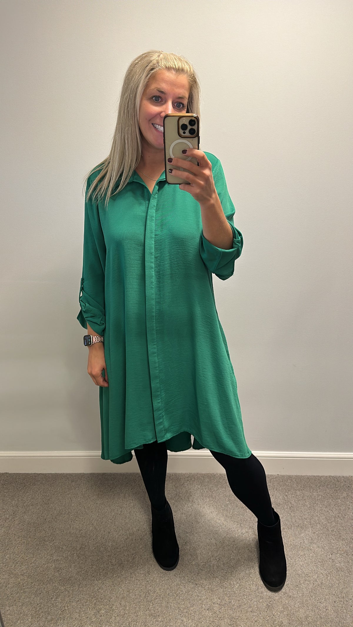 Apricot green dress size 16
