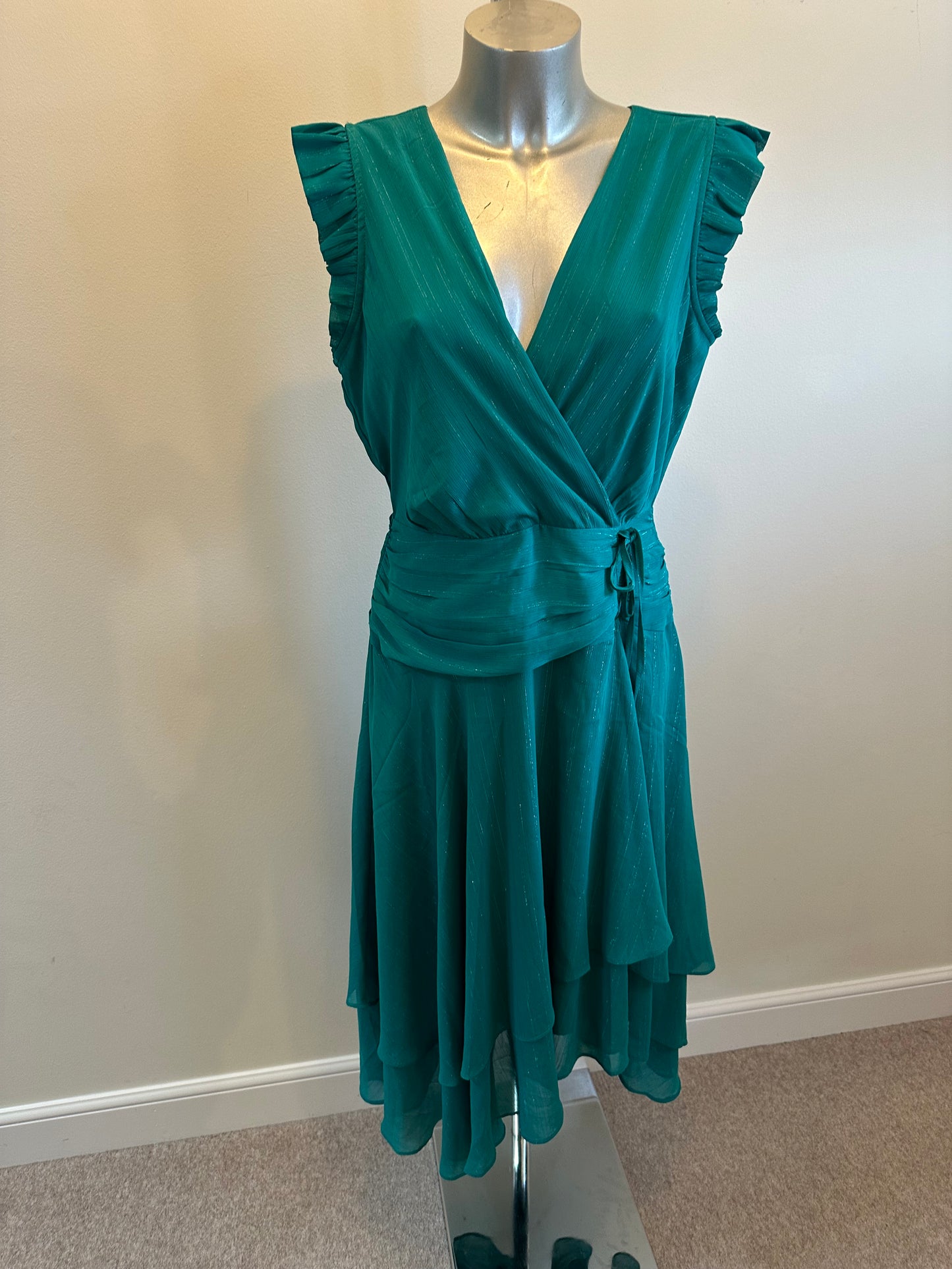 Phase eight emerald green dress size 12