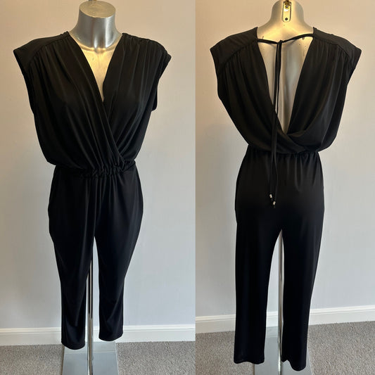 Autograph black jumpsuit size 8