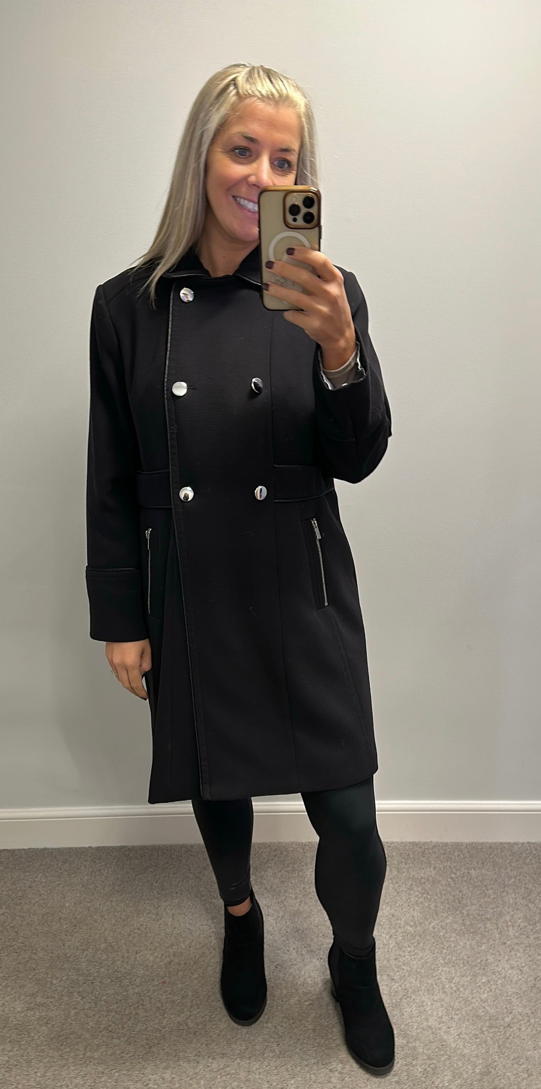 Wallis black jacket size 16 petite