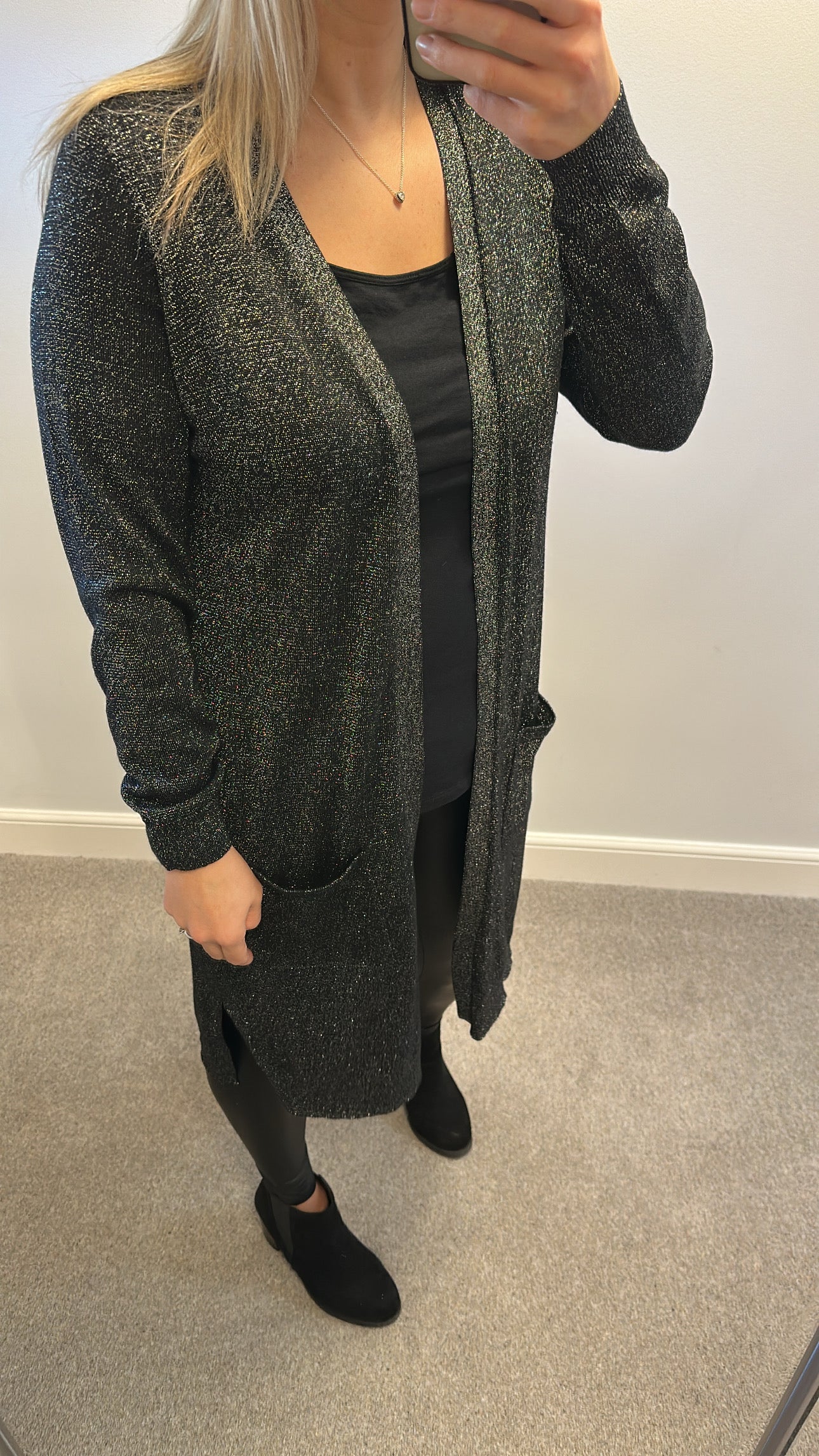 George black shimmer cardigan size 16