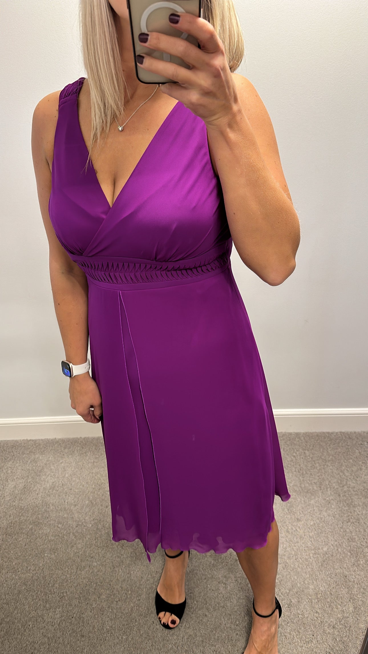 Collection purple evening dress size 12