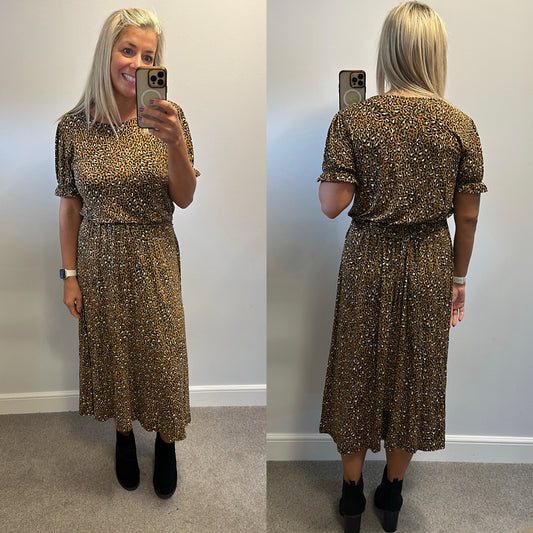 Tu animal print dress size 14