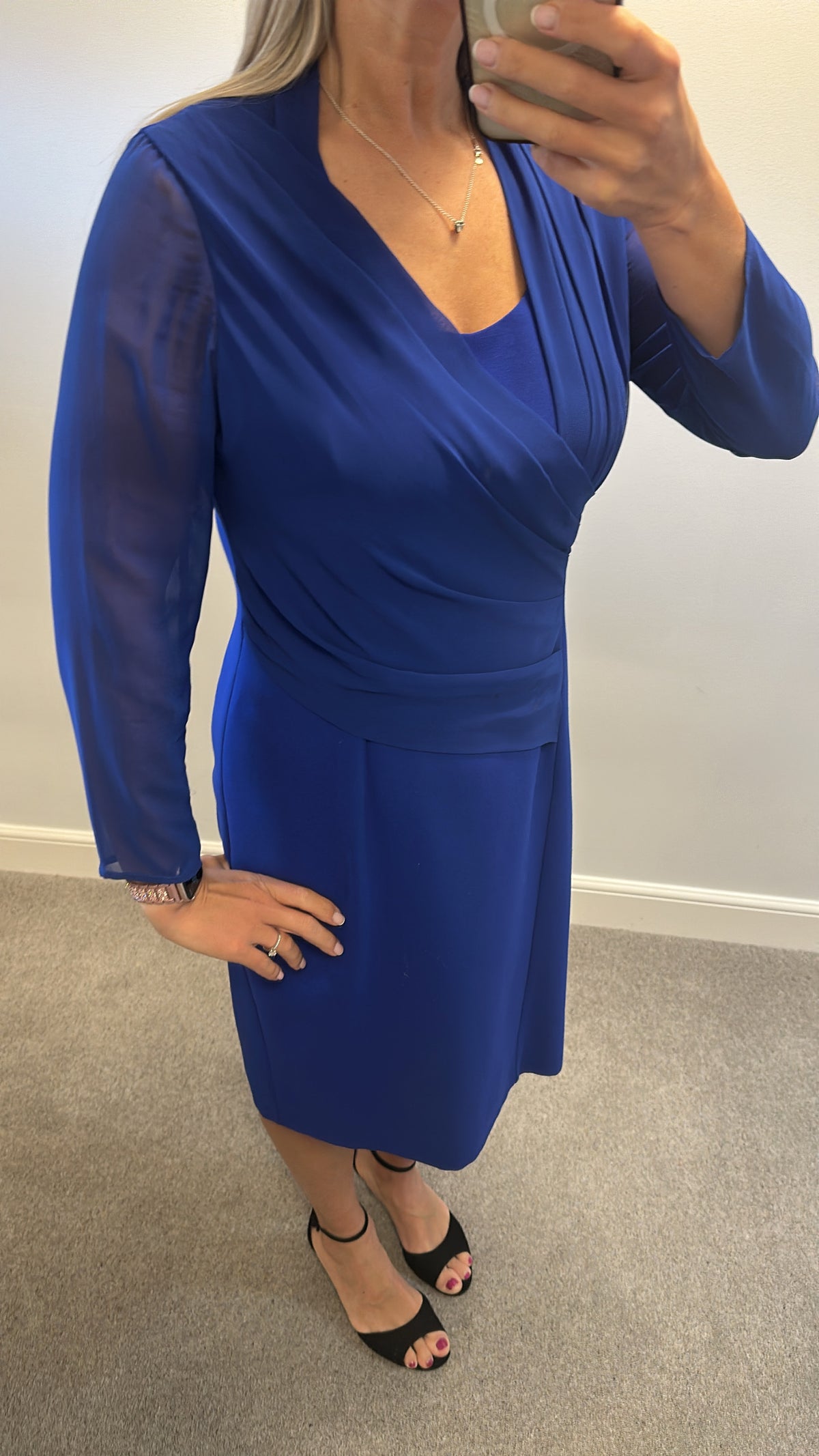Michaela Louisa cobalt blue dress size 14