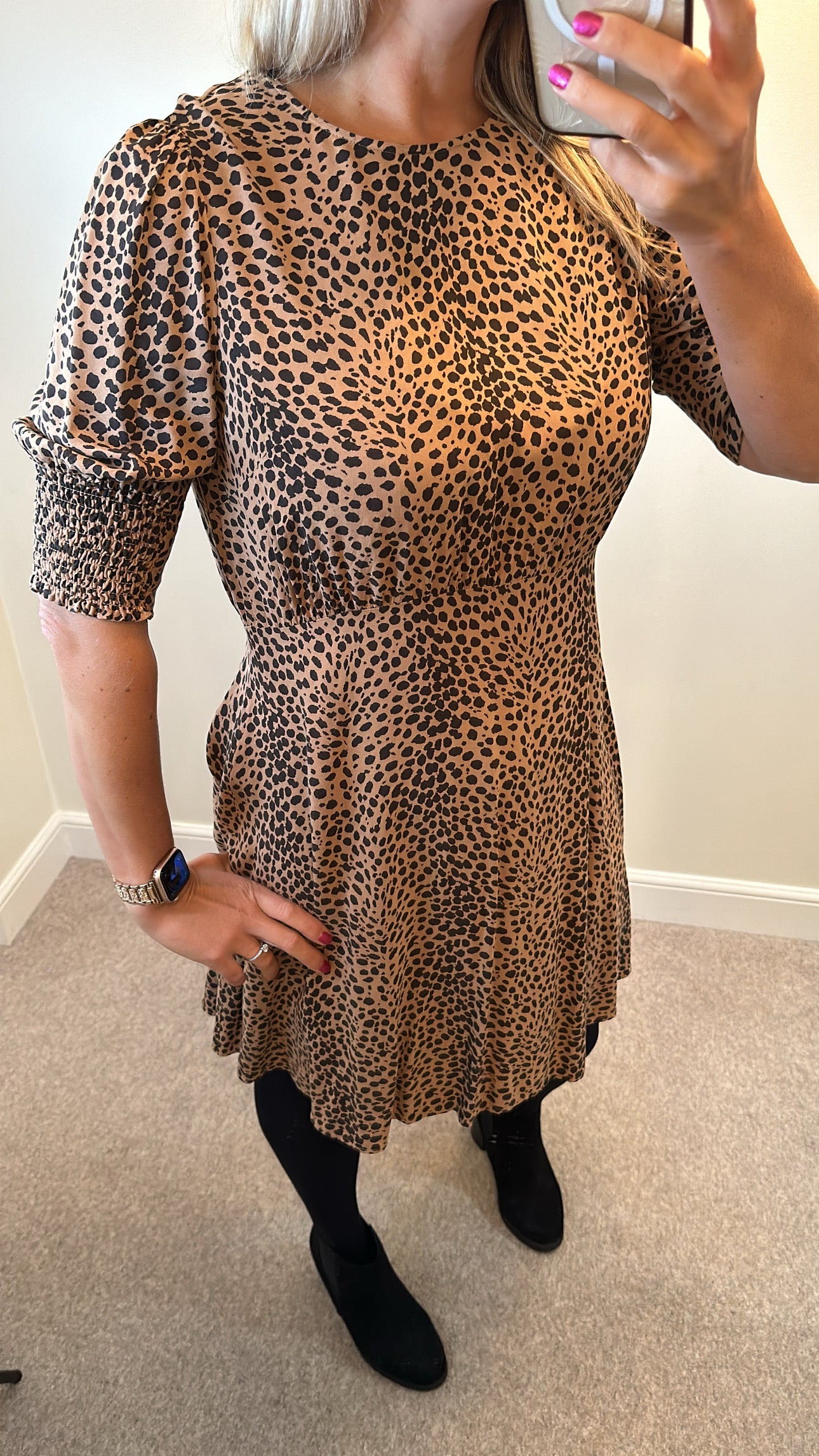 Next animal print dress size 14