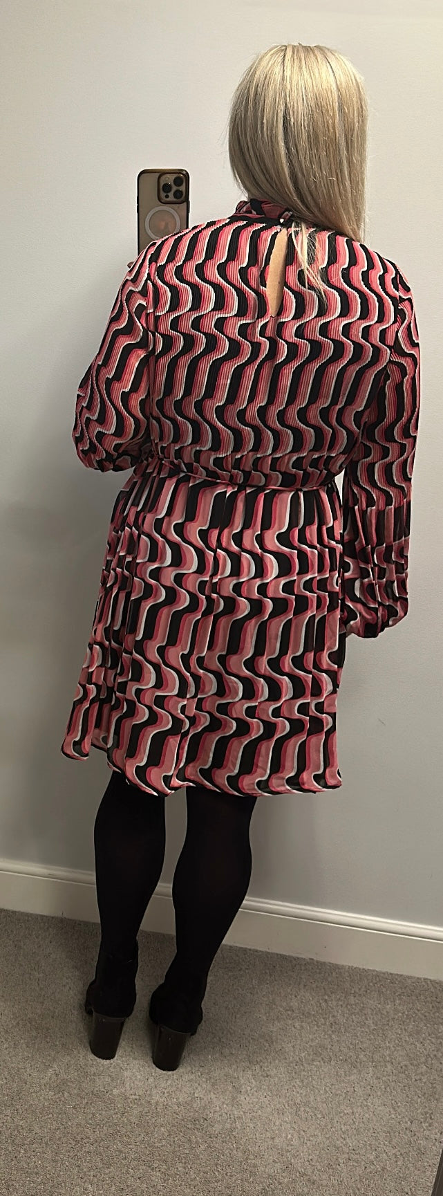 Et vous pink print dress size 16