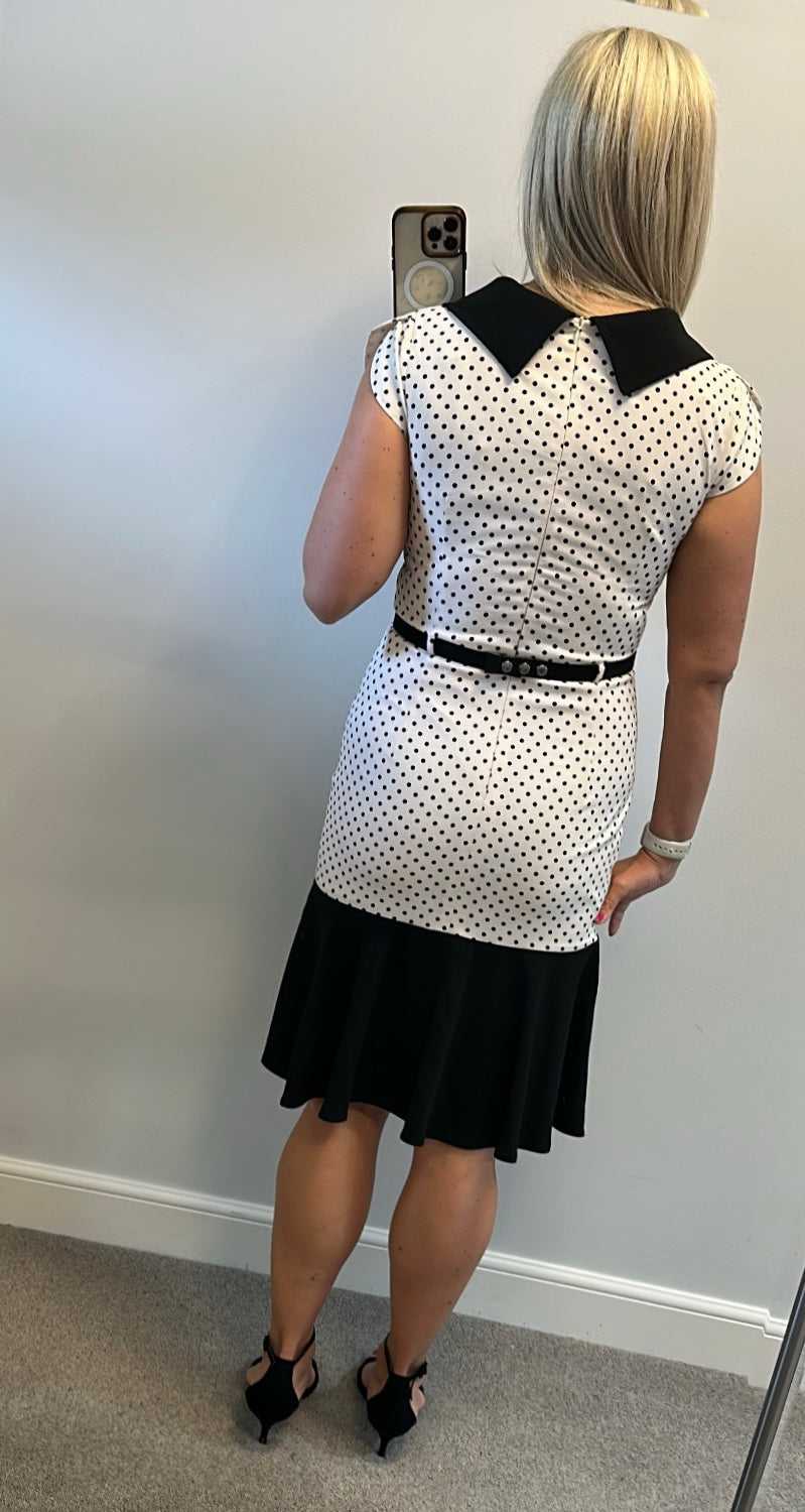 Izabella polka dot dress size 12