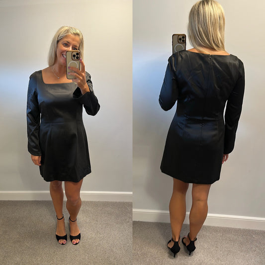 French connection black dress size 14