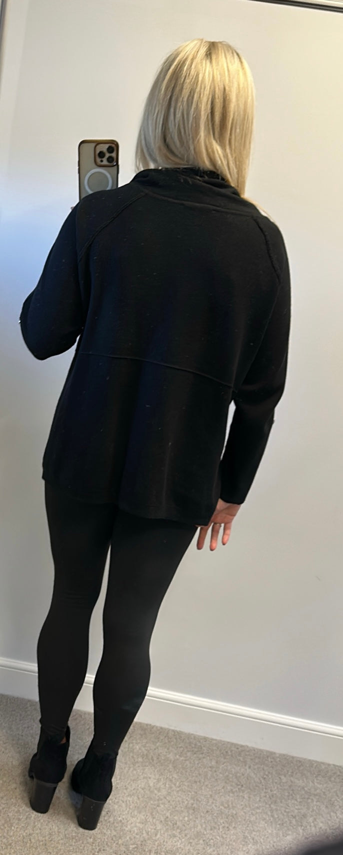 Betty Barclay black knit jumper size 18