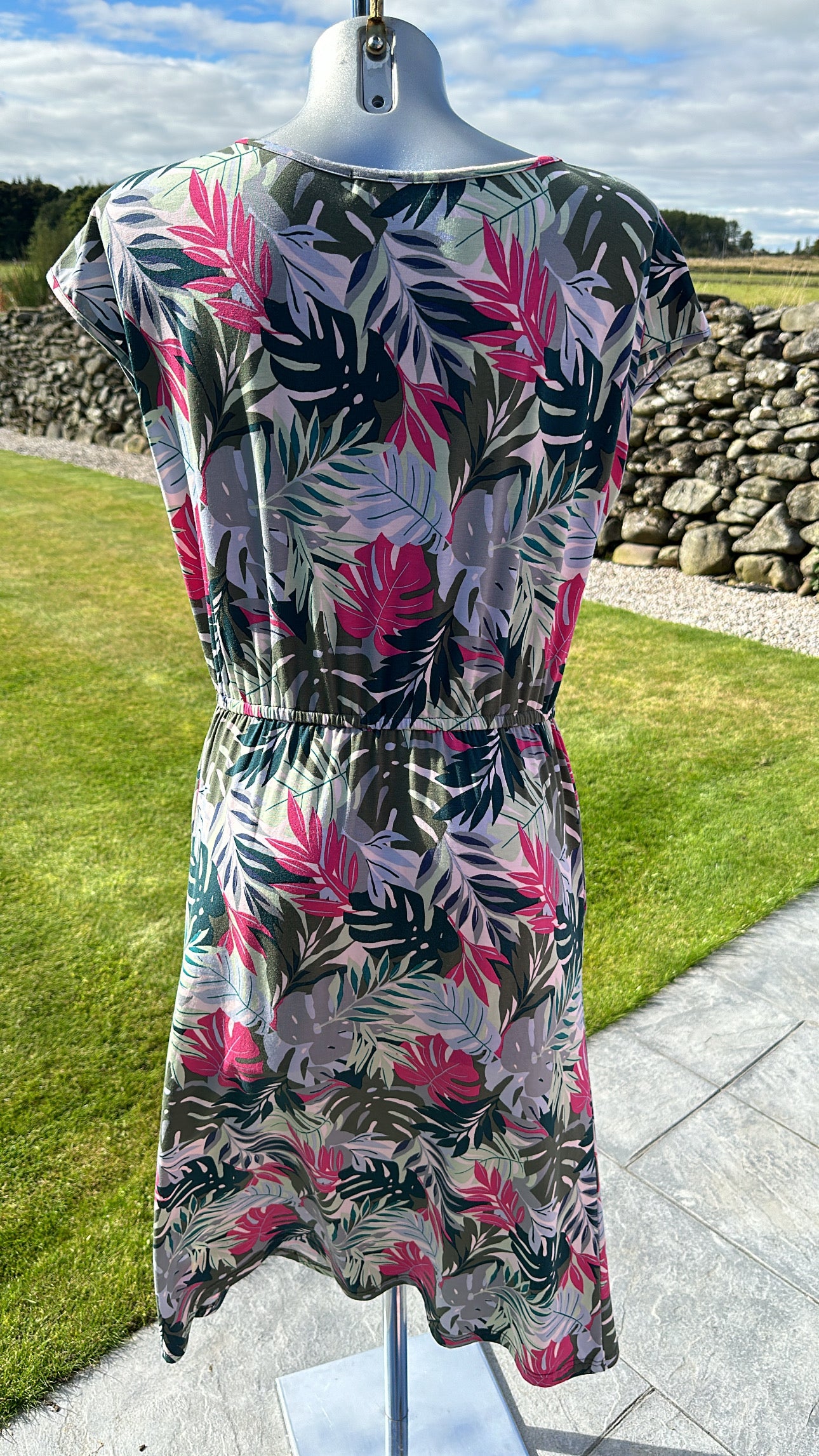 WoolOvers multi colour floral cotton print dress size S