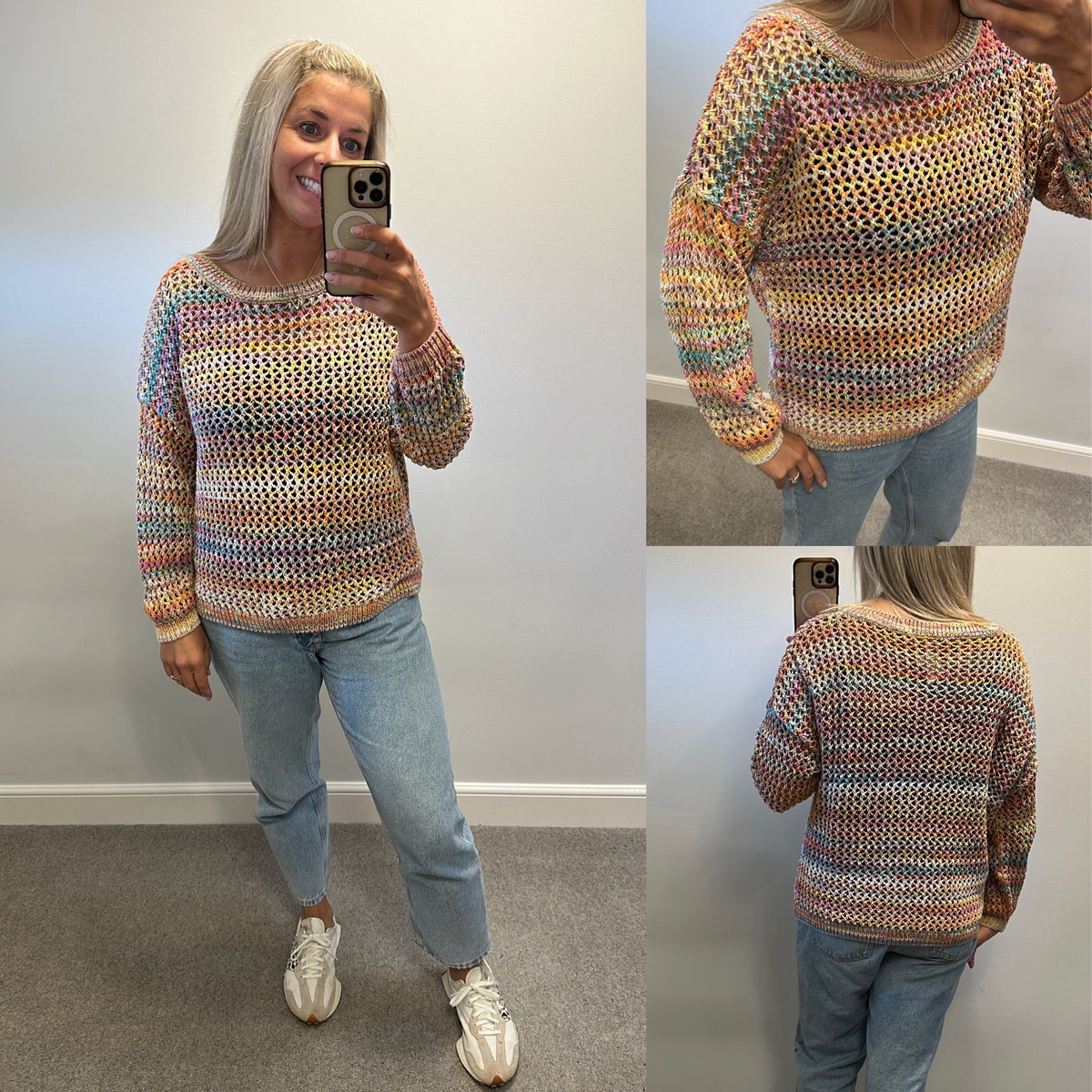 Next pastel colour knit jumper size XL would fit upto size 18