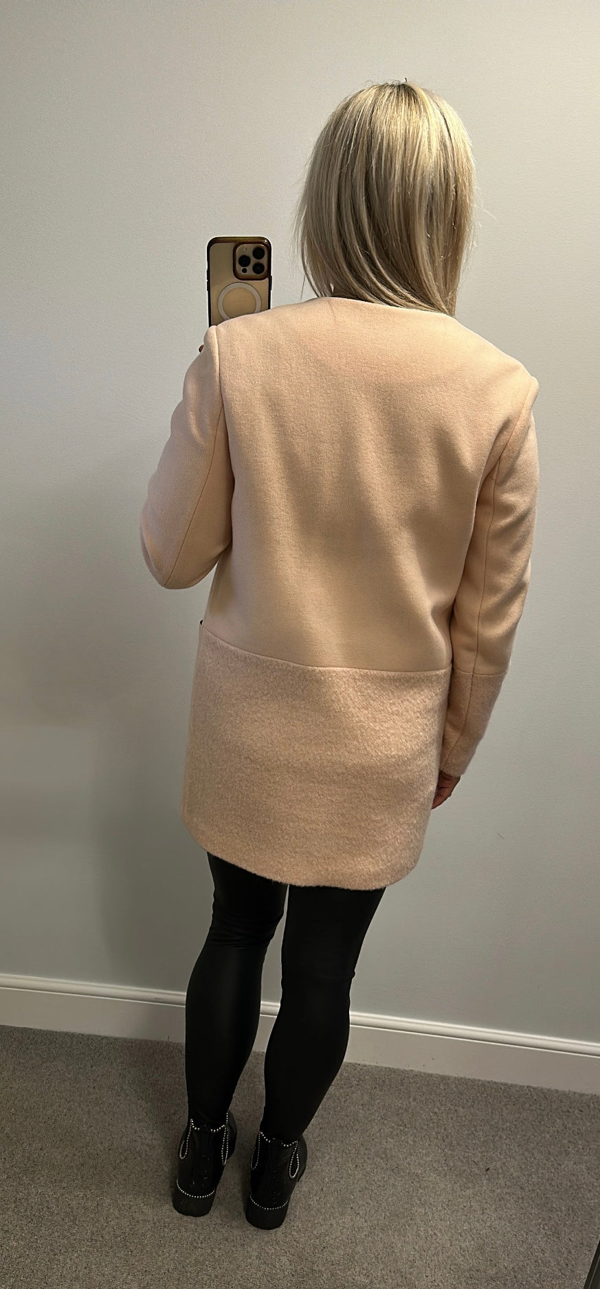 Autograph rose pink wool jacket size 10