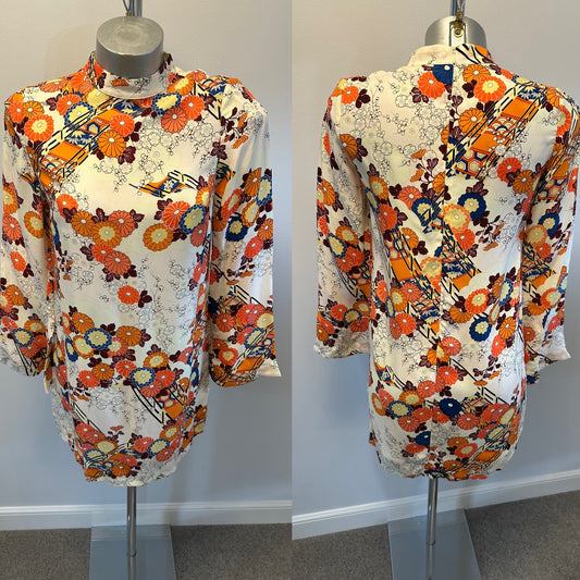 Superdry floral dress size 8 brand-new with tags RRP £64.99